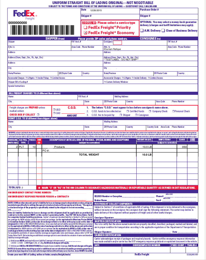 ltl fedex freight tracking