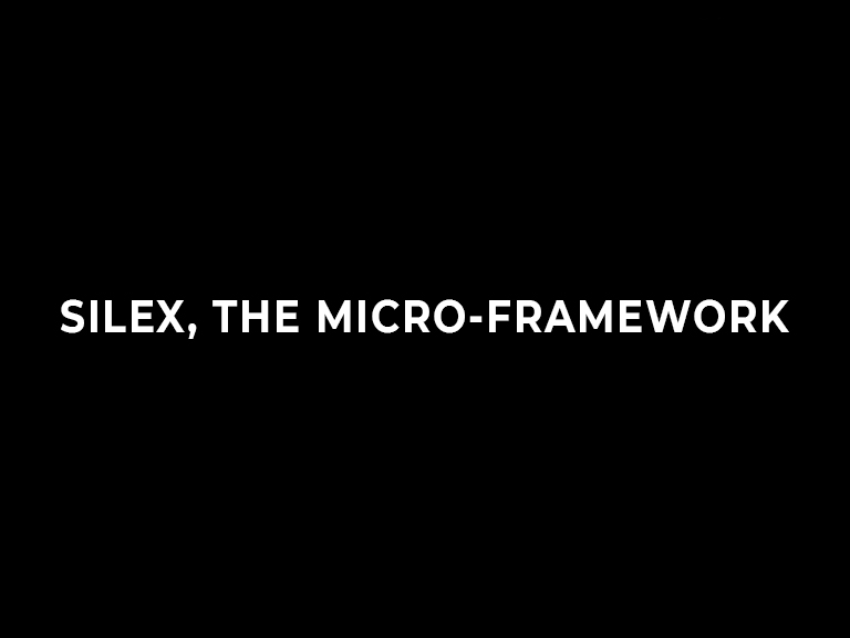 PHP Microframeworks: a comparison 3