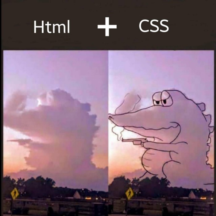HTML and CSS joke